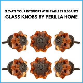 Add a Touch of Elegance with Perilla Home’s Stunning Glass Knobs
