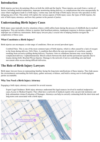 Birth Injury Lawyers: Partners in Pursuit of Justice