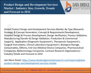 Product Design and Development Services Market