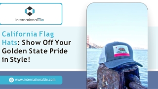 California Flag Hats Show Off Your Golden State Pride in Style!