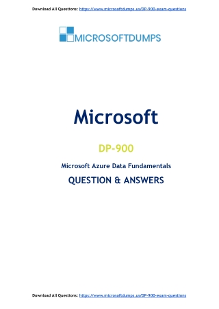 Are DP-900 Exam Dumps the Solution to Microsoft Certification Success?