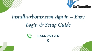 installturbotax.com sign in – Easy Login & Setup Guide
