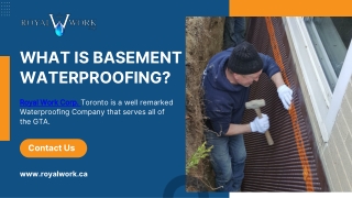 What is Basement Waterproofing