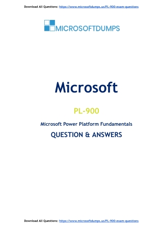Why PL-900 Exam Dumps Are a Must-Have for Microsoft Aspirants