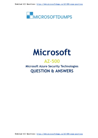 Are AZ-500 Exam Dumps the Key to Microsoft Certification Success?