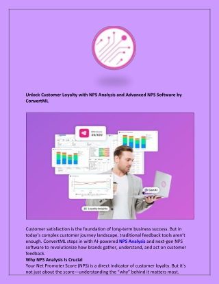 Unlock Customer Loyalty with NPS Analysis and Advanced NPS Software by ConvertML