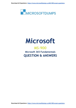 Explore the Impact of MS-900 Exam Dumps for Microsoft Certification Success
