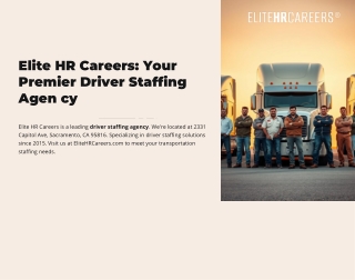 Driver Staffing Agency