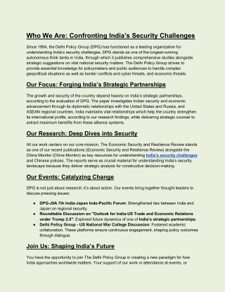 Who We Are Confronting India’s Security Challenges