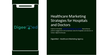 Healthcare Marketing Strategies for Hospitals and Doctors