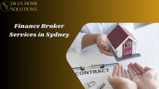 Finance Broker Services in Sydney
