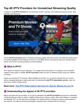 Top 4K IPTV Provider for Unmatched Streaming Quality (1)