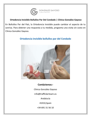 Ortodoncia Invisible Bollullos Par Del Condado Clínica González Gayoso