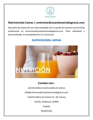 Nutricionista Camas centromedicosantamariadegracia