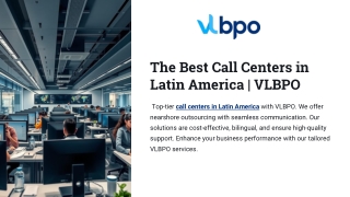 The Best Call Centers in Latin America  VLBPO
