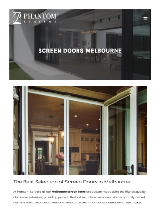 Screen Doors Melbourne