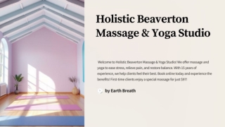 Holistic Beaverton Massage & Yoga Studio