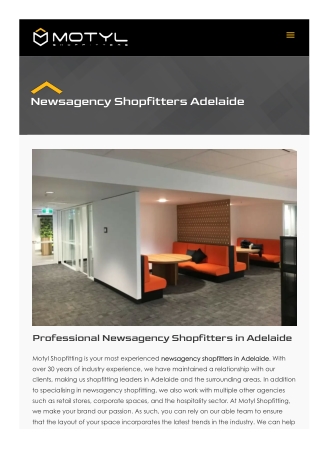 Newsagency Shopfitters Adelaide