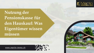 Top Immobilien in der Schweiz finden | Marlin Immobilien AG