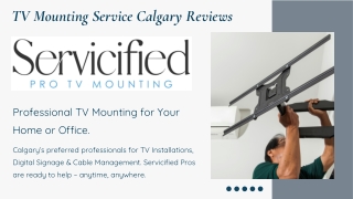 TV Mounting Service Calgary Reviews