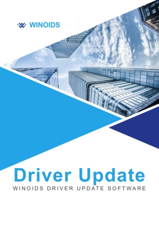 Why is Winoids Drivers Update Software Easy To USe?