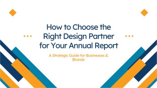 How to Choose the Right Design Partner for Your Annual Report