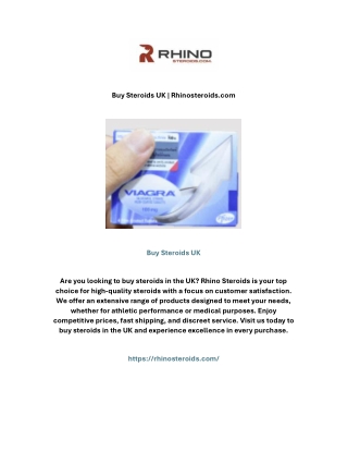 Buy Steroids UK | Rhinosteroids.com