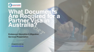 What Documents Are Required for a Partner Visa in Australia