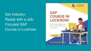 Get Industry-Ready with a Job-Focused SAP Course in Lucknow