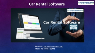 Car Rental Software