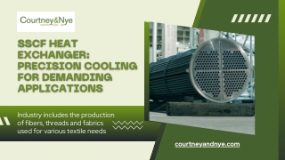 SSCF Heat Exchanger Precision Cooling for Demanding Applications