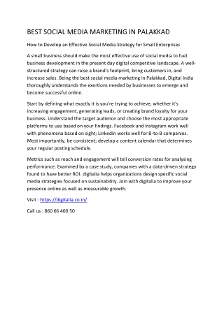 BEST SOCIAL MEDIA MARKETING IN PALAKKA1