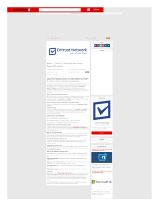 How to Choose an Enterprise Help Desk IT Support Company