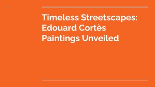 Timeless Streetscapes_ Edouard Cortès Paintings Unveiled