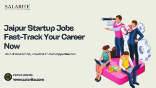Jaipur Startup Jobs  Fast-Track Your Career Now