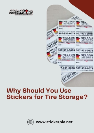 Tire storage stickers