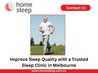 Improve Sleep Quality with a Trusted Sleep Clinic in Melbourne