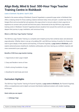 500-Hour Yoga TTC inpyramidyogshala_com_align_body_mind_soul_500_hour_yoga_teach
