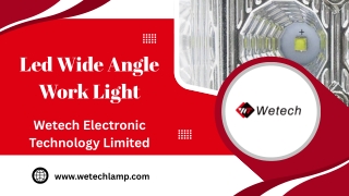 Led Wide Angle Work Light - Wetechlamp.com