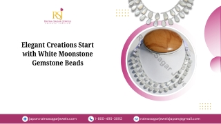 Elegant Creations Start with White Moonstone Gemstone Beads