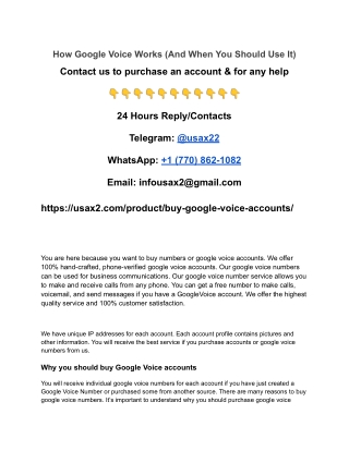 How Google Voice Works (And When You Should Use It)