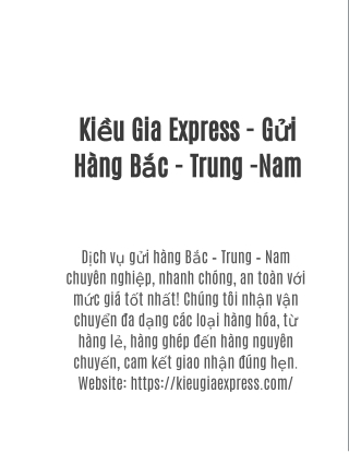 Kiều Gia Express