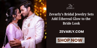 Zevarly's Bridal Jewelry Sets Add Ethereal Glow to the Bride Look