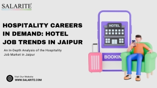 Hospitality Careers in Demand Hotel Job Trends in Jaipur
