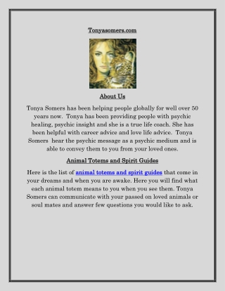 Animal Totem Spirit Guide