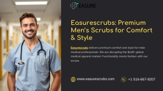 Easurescrubs Premium Men’s Scrubs for Comfort & Style
