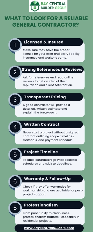 What to Look for in a Reliable General Contractor