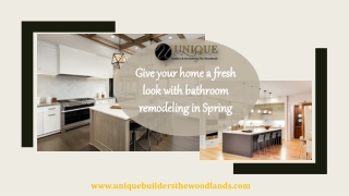 Refresh Your Home with Bathroom Remodeling in Spring