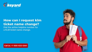 klm ticket name change