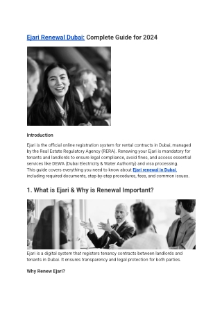 ejari renewal dubai